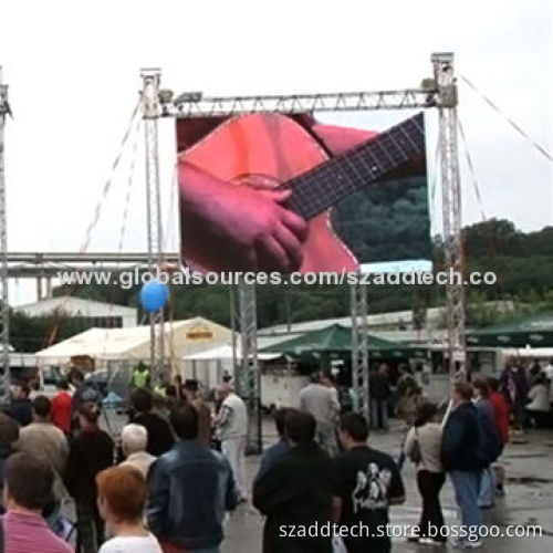 Outdoor P16 LED Display for Rental Stage Background, with Movable Structure